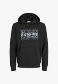 Jack & Jones Printed - Hoodie - black