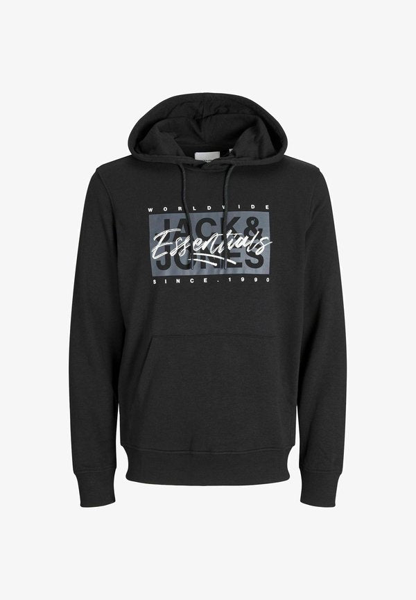 Jack & Jones Printed - Hoodie - black