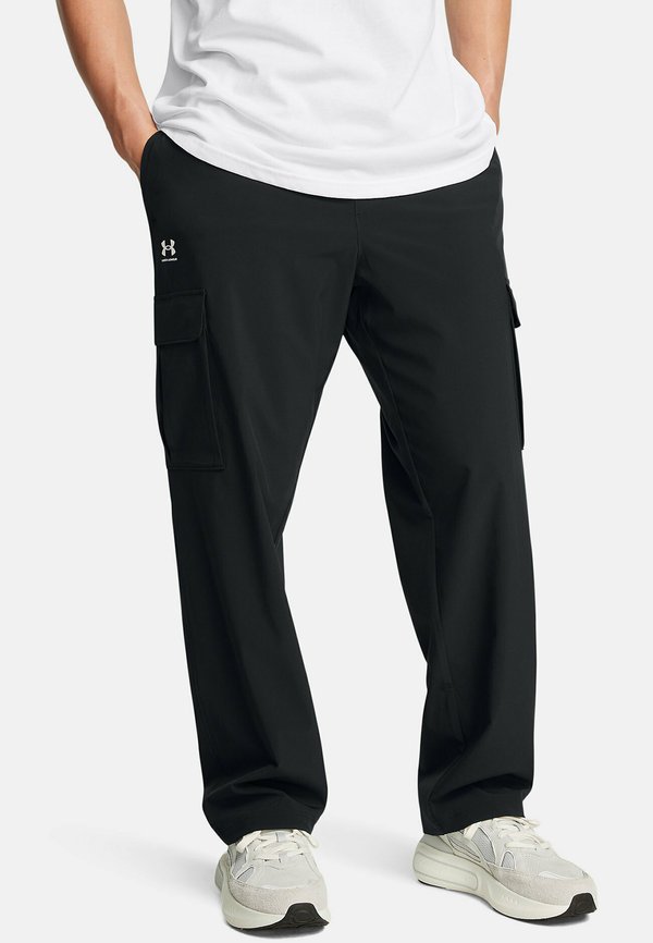 Under Armour VIBE WOVEN - Cargo trousers - black