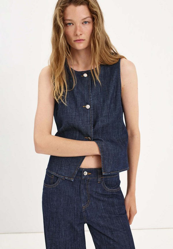 Mango ADULT - Waistcoat - blue