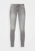 ONLY ONLCORAL SKINNY ZIP ANKLE - Jeans Skinny Fit - grey denim