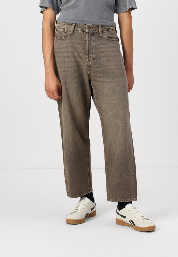 Jack & Jones JJIRON JJORIGINAL BAGGY - Baggy Jeans - black denim