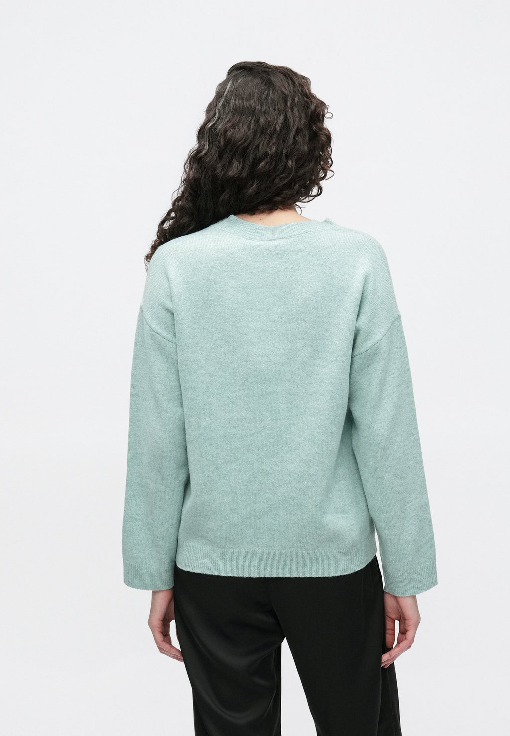 VILA VILIGA L/S O-NECK KNIT TOP - NOOS