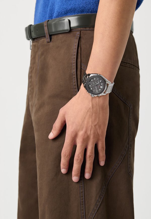 Tommy Hilfiger MORGAN - Watch - silver-coloured/black