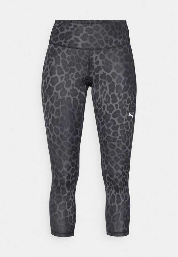 Puma TAD ESSENTIAL SPOTTED HAZE TIGHT - Leggings - black
