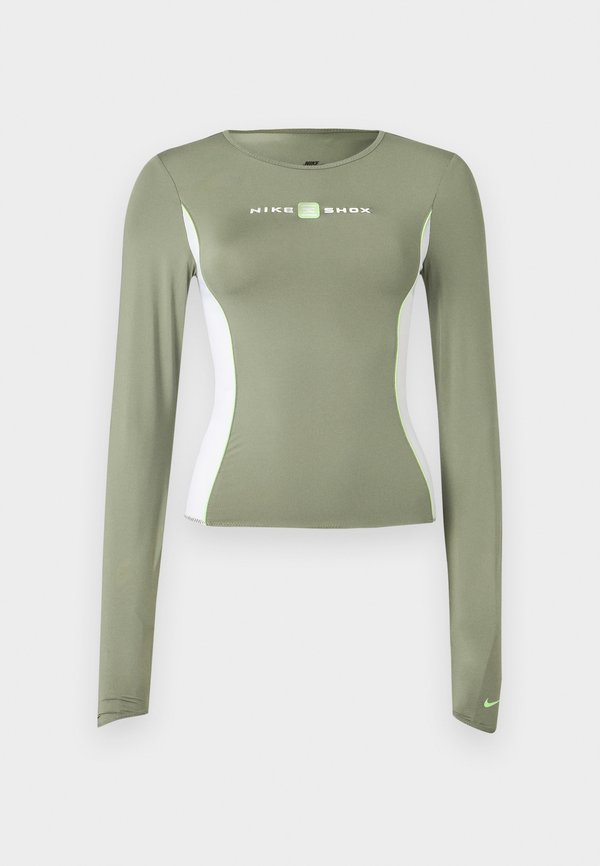 Nike Sportswear SHOX - Long sleeved top - dark green