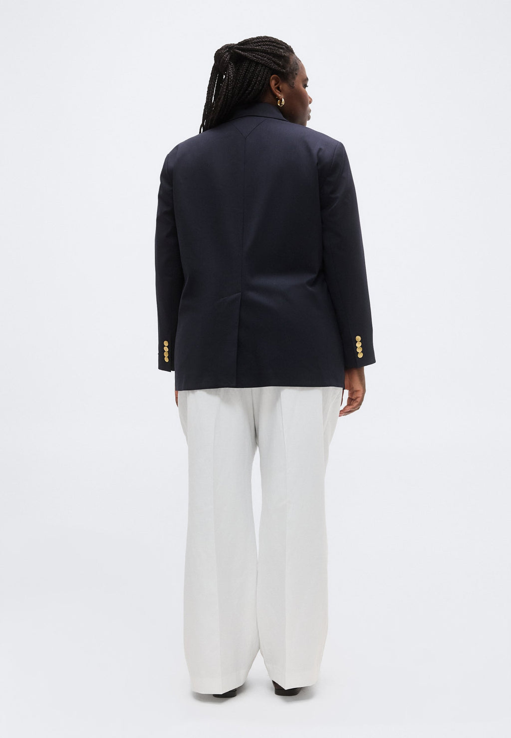 CURVE TIMELESS WOOL BLEND RELAXED BLAZER Media 4