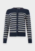 Tommy Hilfiger CO JERSEY FINE GG C-NK LS CARDI - CO JERSEY FINE GG - Cardigan - dark night navy