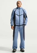 Nike Sportswear M NK TECH FLC PRO CB OH PANT - Tracksuit bottoms - work blue thunder blue black
