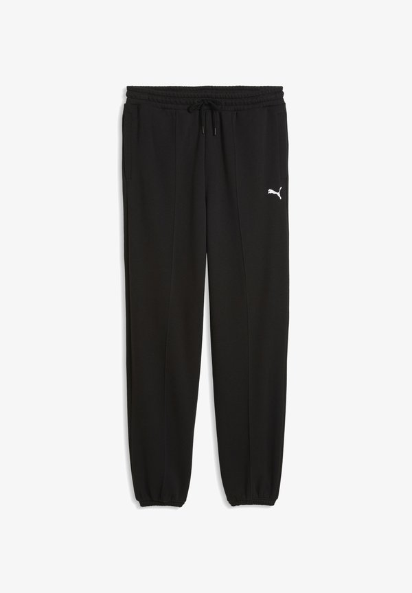 Puma ESSENTIALS RELAXED JOGGINGHOSE - Tracksuit bottoms - black