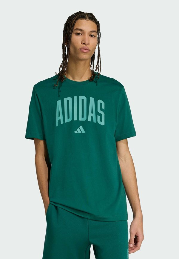 adidas Sportswear Print T-shirt - collegiate green