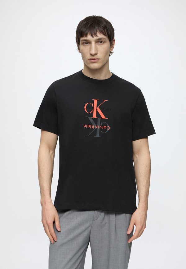 Calvin Klein Jeans OBSESSION TEE - Print T-shirt - black