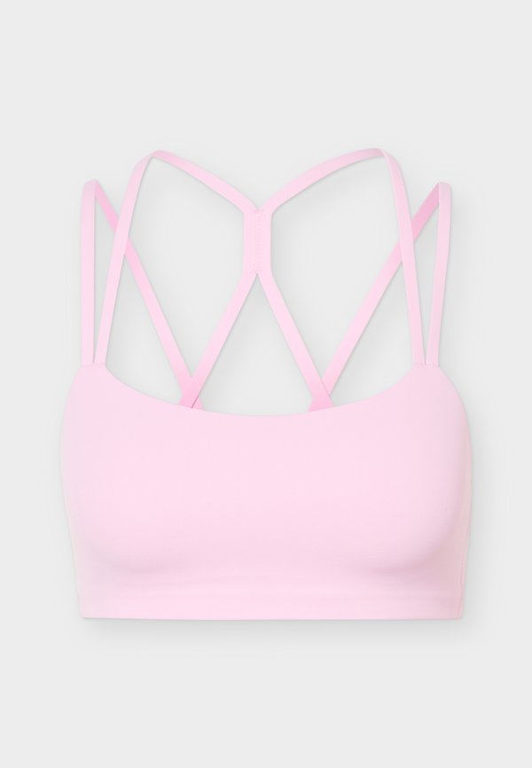 Nike Performance ZENVY STRAPPY BRA - Light support sports bra - pink rise/white