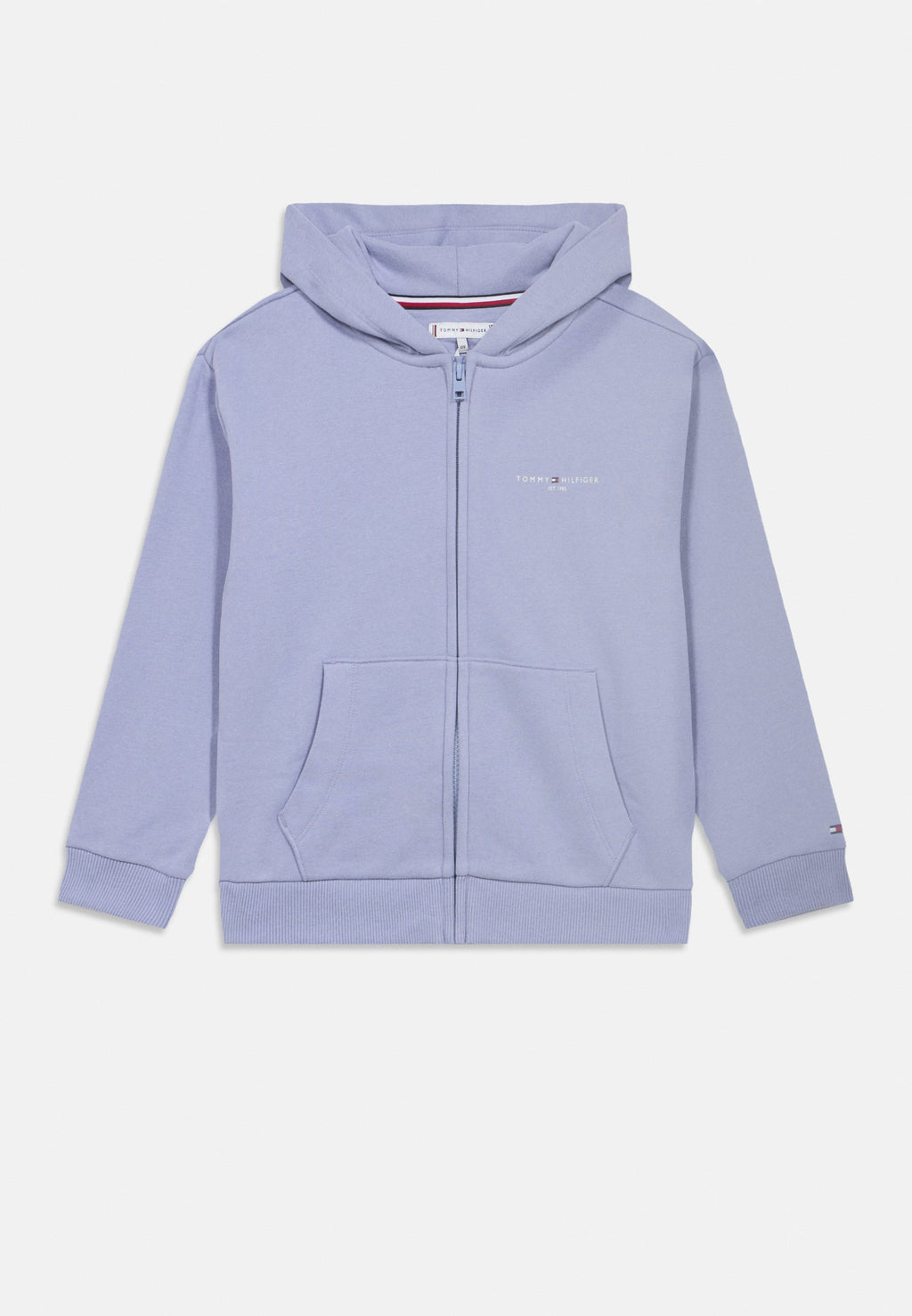 LOGO BRUSHED FLEECE ZIP-THRU HOODY Media 1