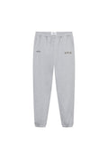Graue Sweatpants aus Baumwollmischung, mit elastischem Bund, Seitentaschen und gesticktem "YALE"-Logo in Schwarz am linken Bein.