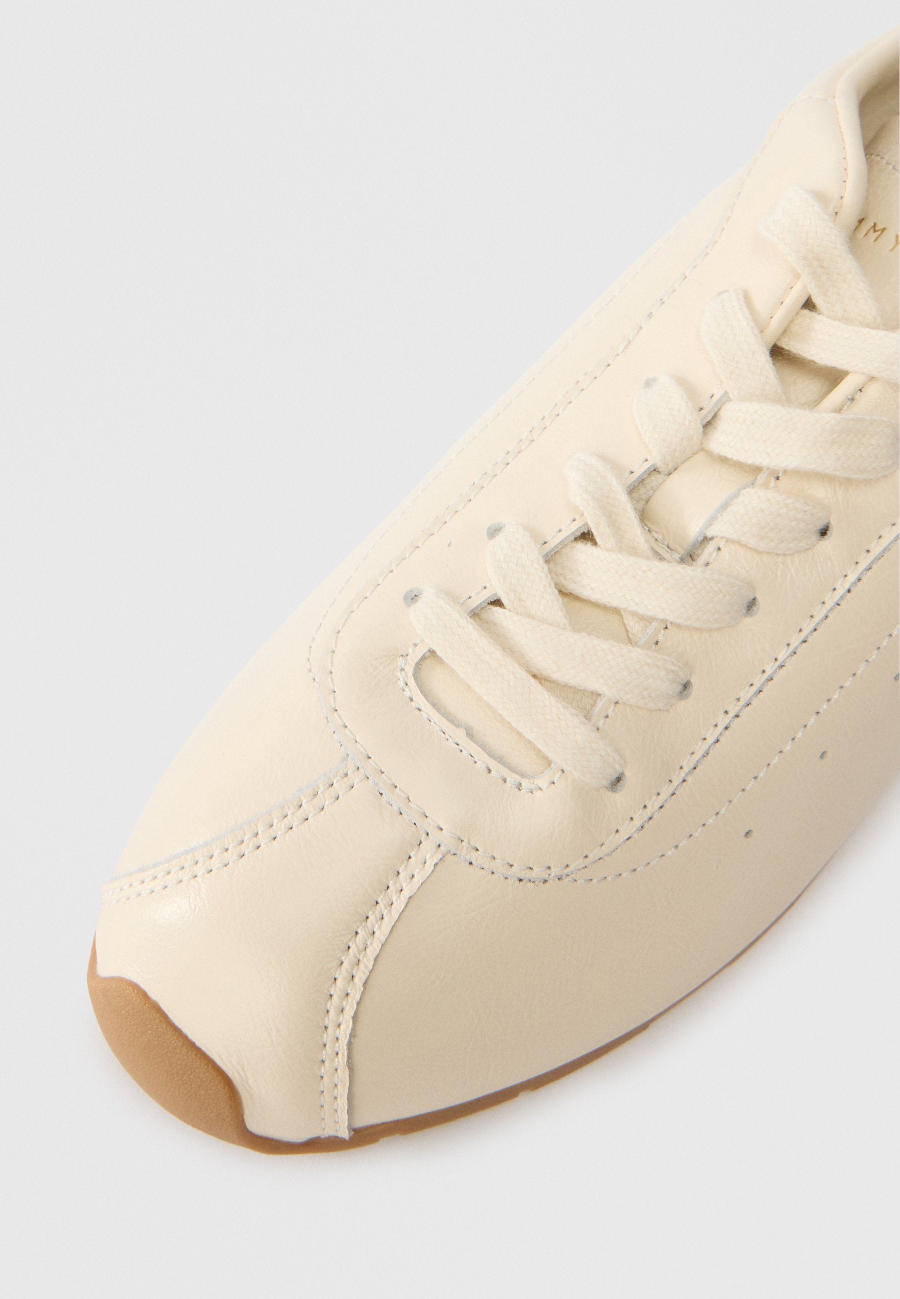 TH MONOGRAM LOW PROFILE LEATHER TRAINERS Media 5
