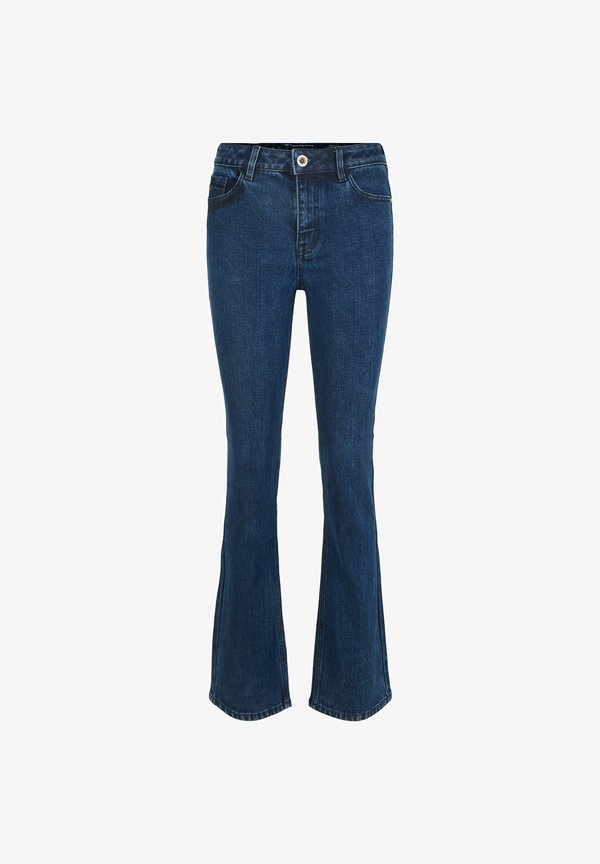 TOM TAILOR KATE NARROW  - Bootcut jeans - clean mid stone blue denim