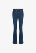 TOM TAILOR KATE NARROW  - Bootcut jeans - clean mid stone blue denim