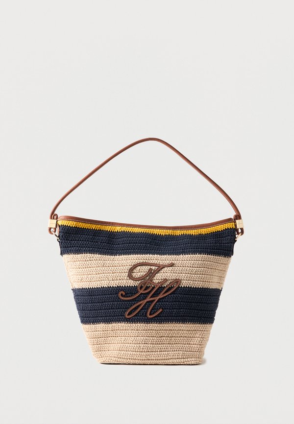 Tommy Hilfiger NAUTICAL BUCKET - Tote bag - blue