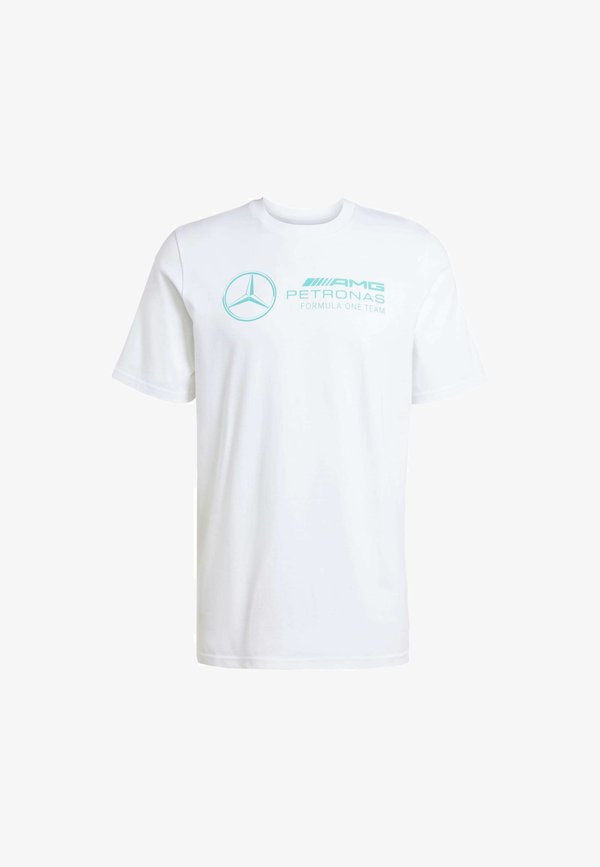 adidas Performance MERCEDES - AMG PETRONAS FORMULA ONE TEAM DNA - Print T-shirt - white   semi mint rush