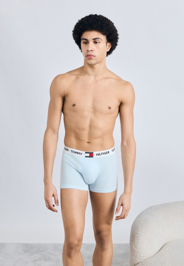 Tommy Hilfiger HERITAGE LOGO 3 PACK - Trunks - sage/preppy navy/keepsake blue