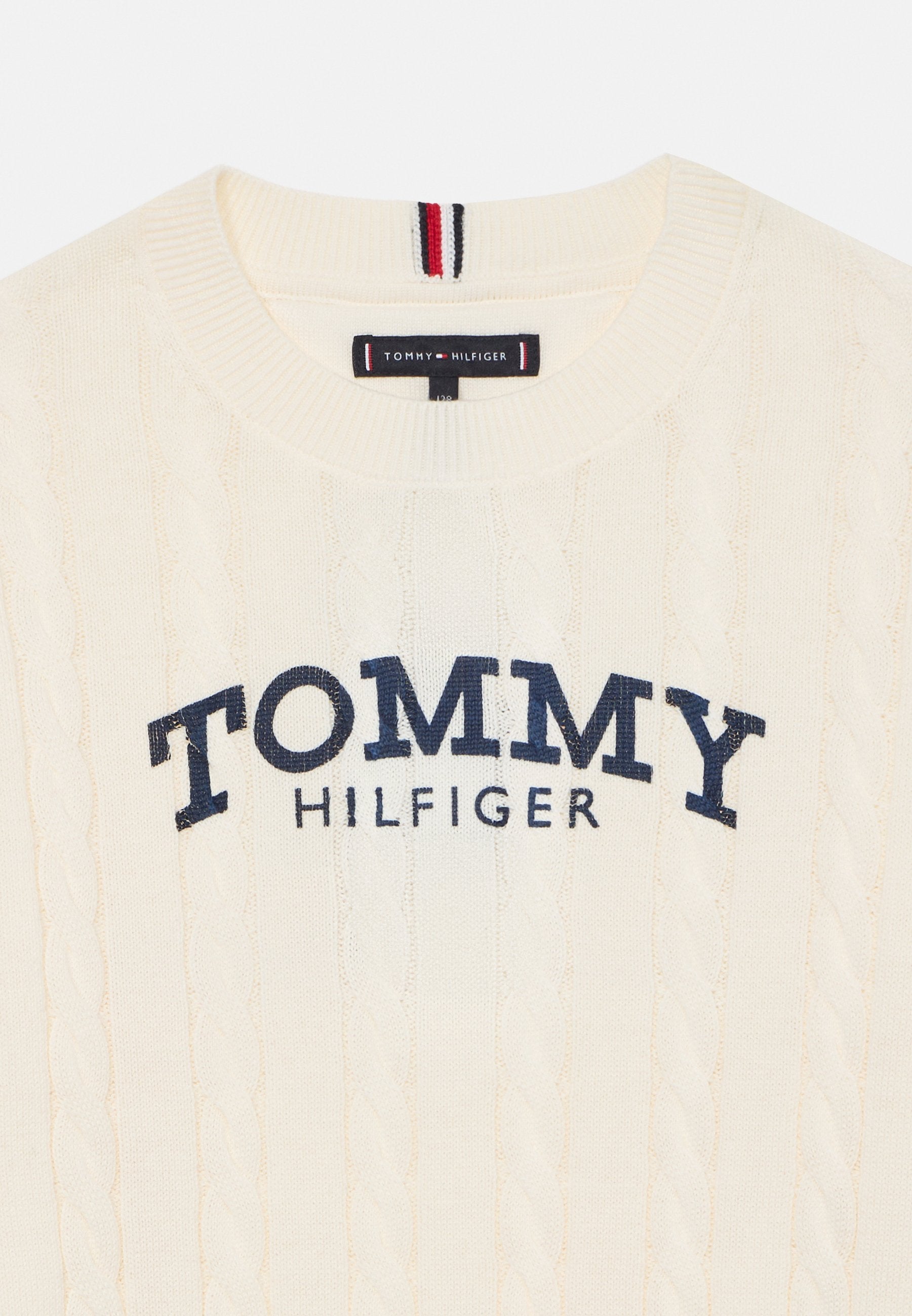 LOGO CABLE KNIT JUMPER Media 3