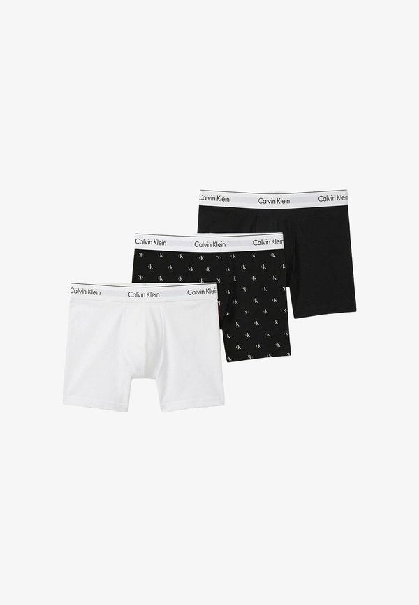 Calvin Klein Underwear 3 PACK - Boxer briefs - black diamond logo