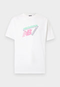 New Balance UNISEX - Print T-shirt - white
