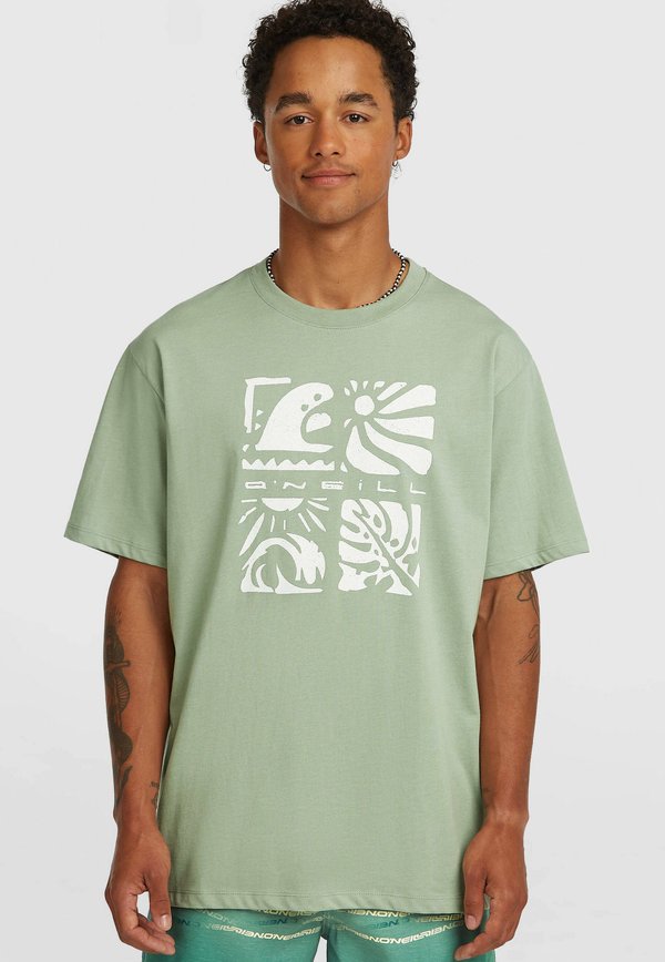 O'Neill MELANGE FRONT PRINT -  TEES SHORTSLEEVE  -