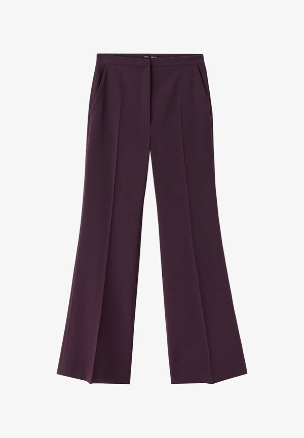 Mango ADULT - Trousers - mottled bordeaux