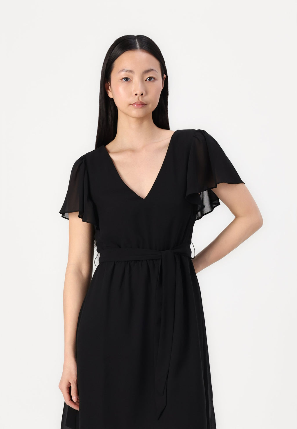 VILA VIMICADA V NECK SHORT DRESS