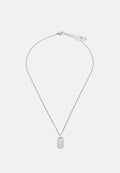 Tommy Hilfiger DOG TAG - Necklace - silver-coloured