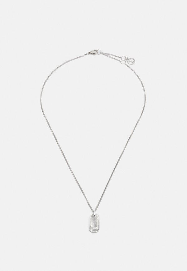 Tommy Hilfiger DOG TAG - Necklace - silver-coloured