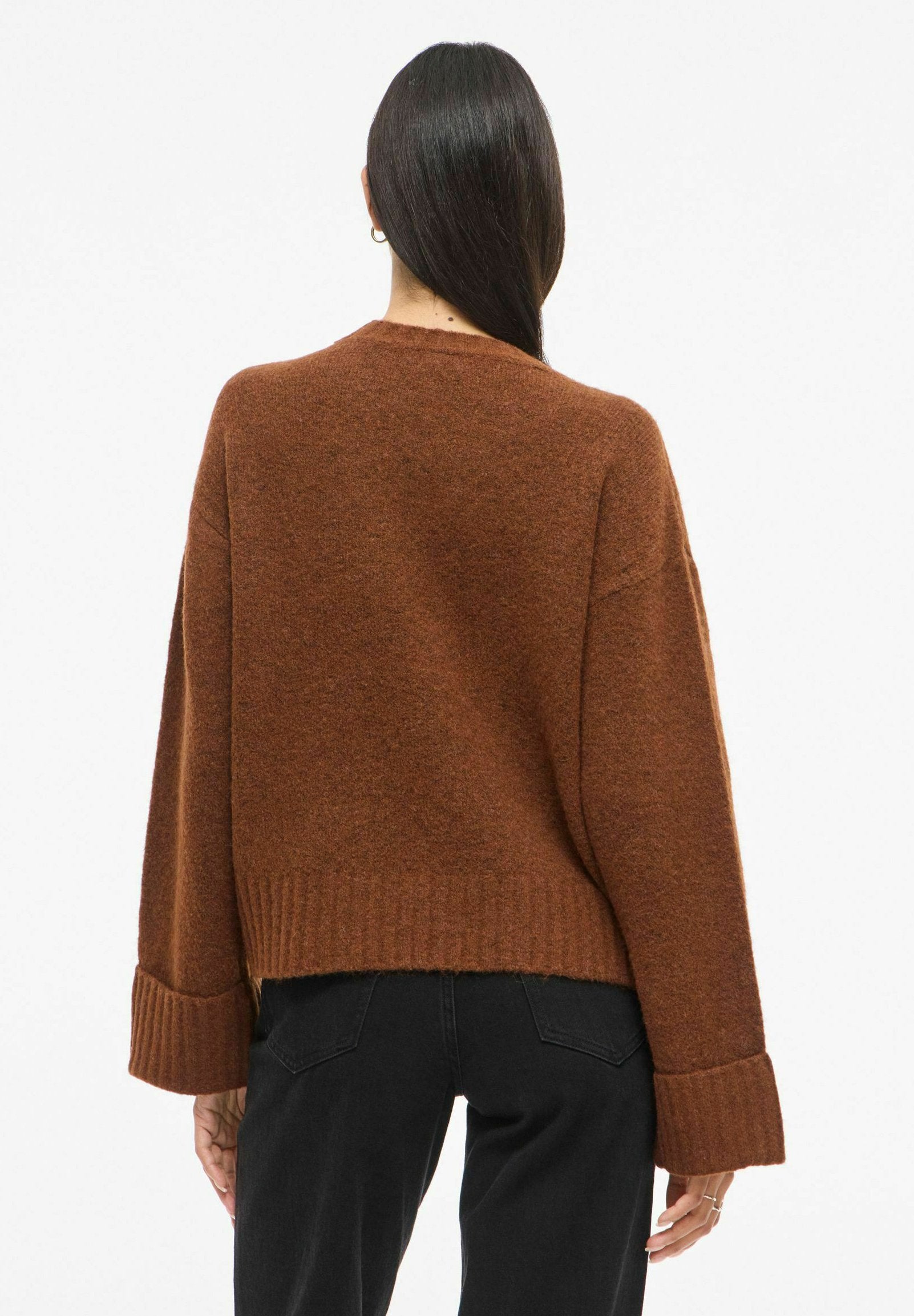 VILA Knitted VILUNA Round neck
