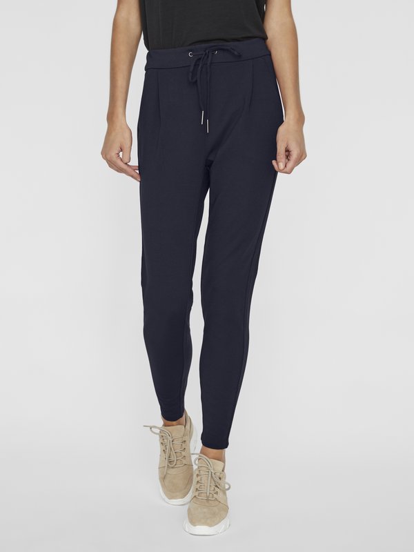 Vero Moda Petite VMEVA STRING  - Tracksuit bottoms - night sky