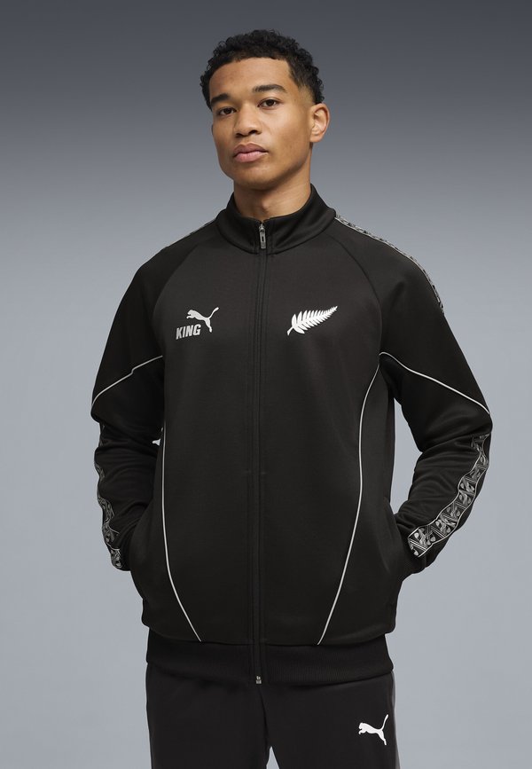 Puma NEUSEELAND KING ANTHEM JACKE - Training jacket - black- silver