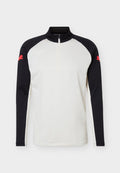 Puma INDIVIDUALLIGA 1/4 ZIP - Long sleeved top - sugared almond/ultra red/black