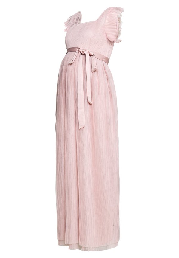 Anaya with love Maternity FLUTTER SLEEVE PLEATED MAXI DRESS