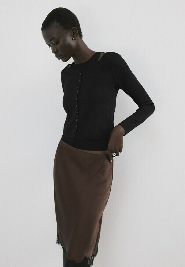 Mango Cardigan - black