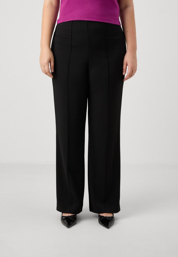 Vero Moda Curve Wide-leg VMCBECKY High waist - Trousers - black