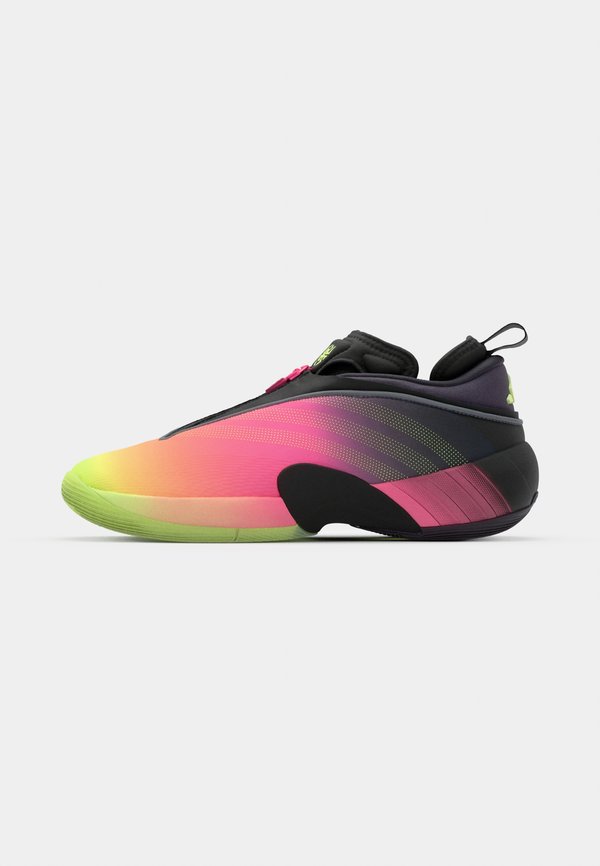 adidas Performance D.O.N. ISSUE 7 - Basketball shoes - aurora black/lucid pink/hi res yellow