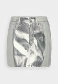 HIGH RISE LEATHER MINI SKIRT - Abercrombie & Fitch - View 1
