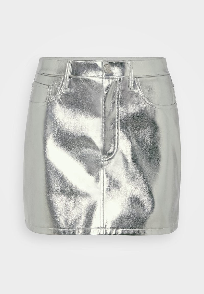HIGH RISE LEATHER MINI SKIRT - Abercrombie & Fitch - View 1