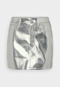 HIGH RISE LEATHER MINI SKIRT - Abercrombie & Fitch - View 1