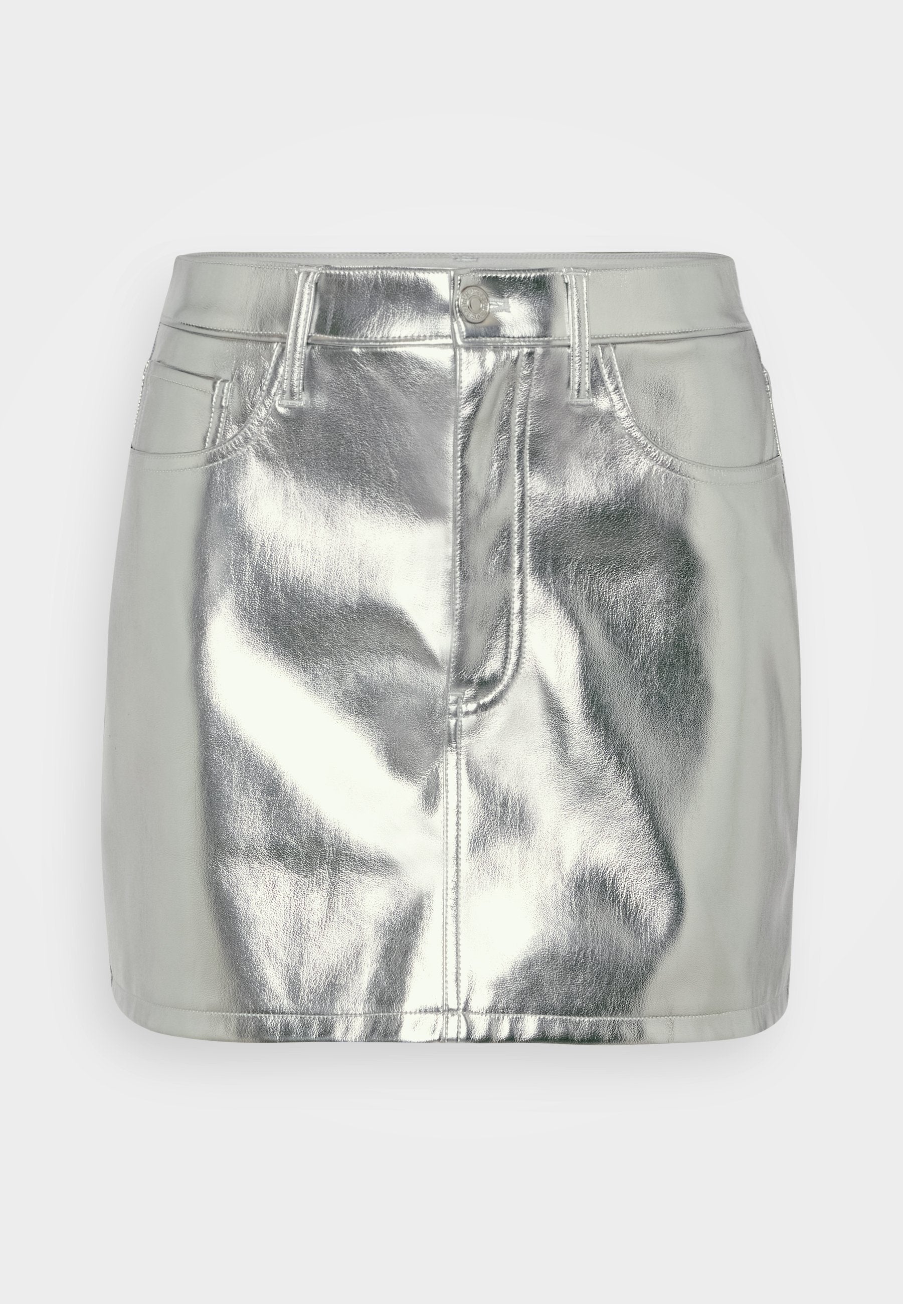 HIGH RISE LEATHER MINI SKIRT - Abercrombie & Fitch - View 1