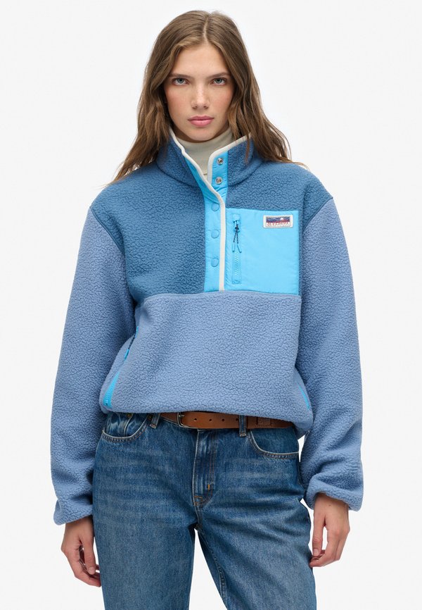 Superdry & Co Fleece jumper - tidal blue