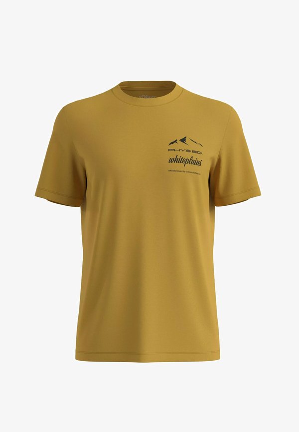 s.Oliver T-SHIRT - Print T-shirt - gelb