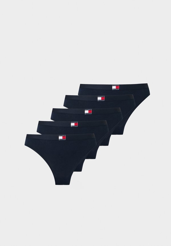 Tommy Hilfiger HERITAGE 5 PACK - Thong - navy