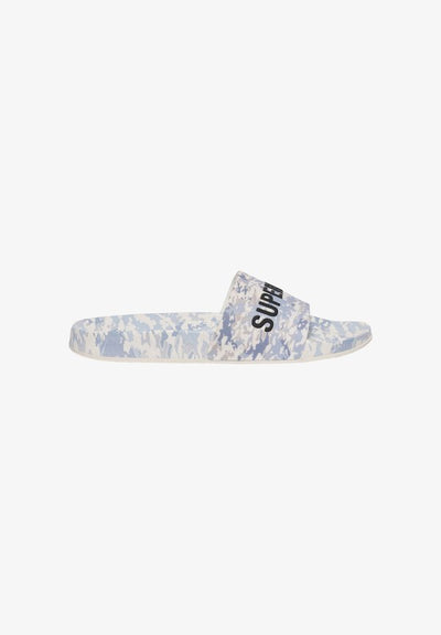 Superdry & Co SUPERDRY CAMO PRINT POOL SLIDERS.. - Pool slides - whiteout camo