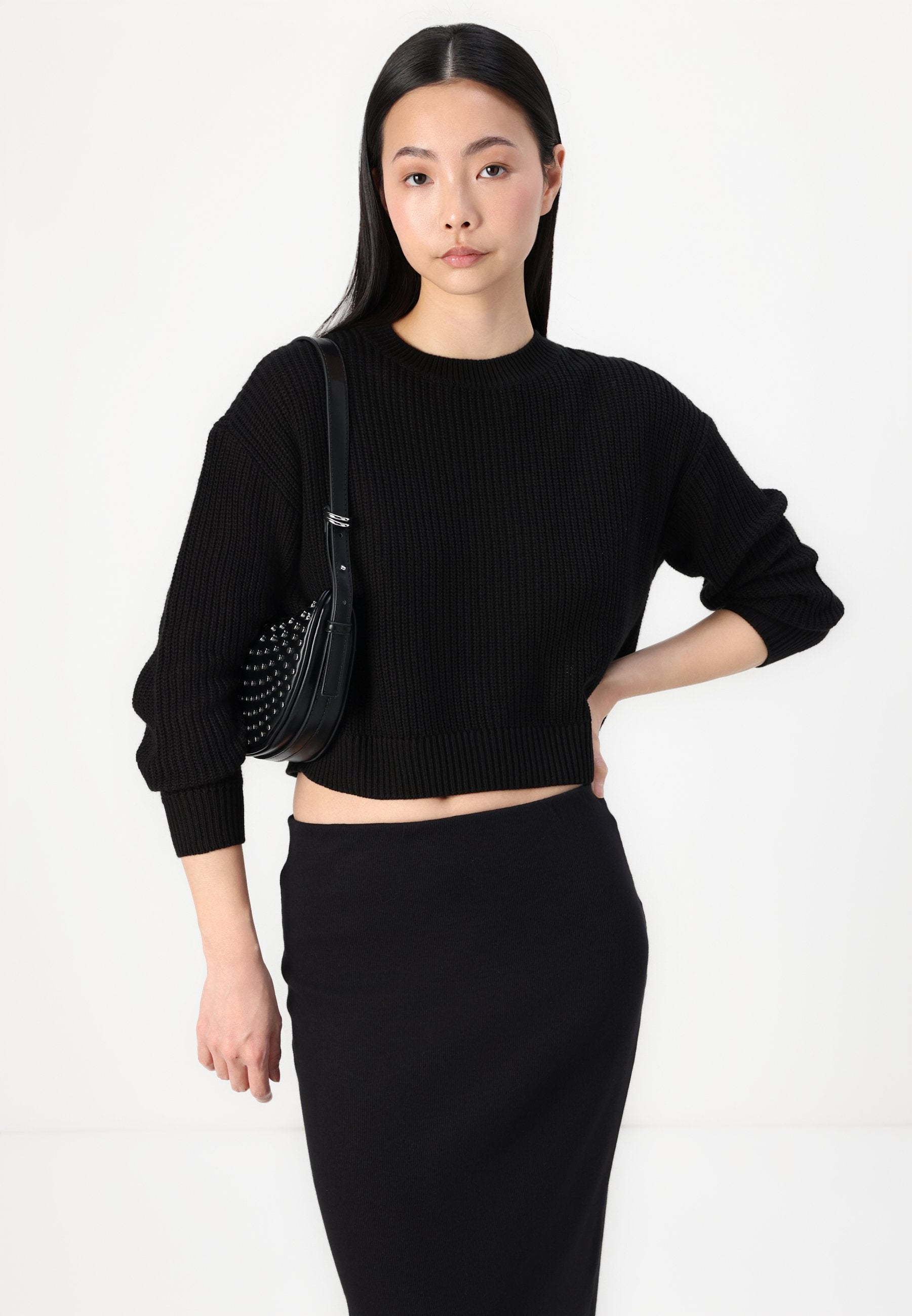 Noisy May NMMAYSA L/S O-NECK KNIT NOOS
